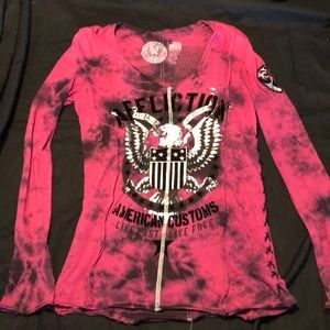Rare affliction shirt small